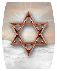 DAREC 120 BZ CP Star of David Bronze Copper